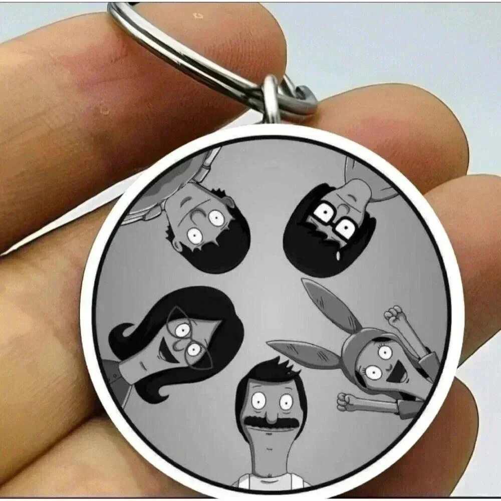 Bob's Burger Hot Cute Family Art Keychain Comedy